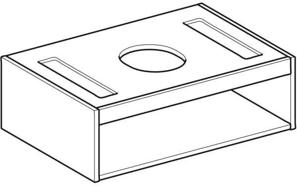 GEBERIT VariForm Korpus für US für AS-WT mit einer Schublade: B=75cm