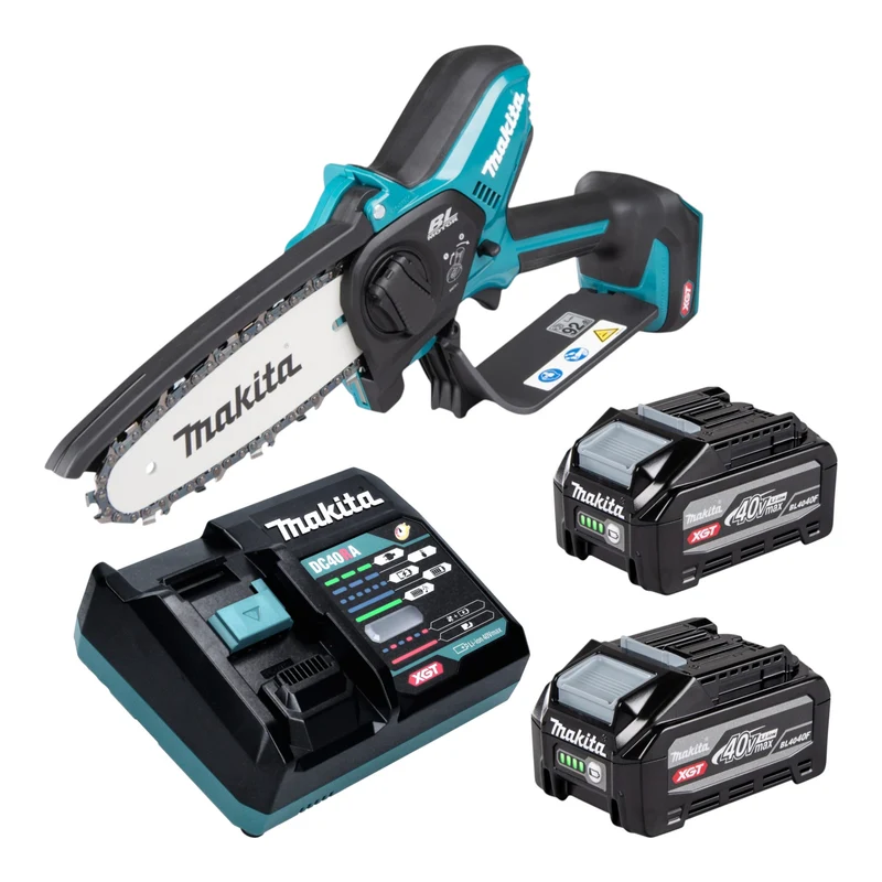 Makita UC 029 GU201 Akku Astsäge 40 V max. 15 cm Brushless + 2x Akku 4,0 Ah + Ladegerät