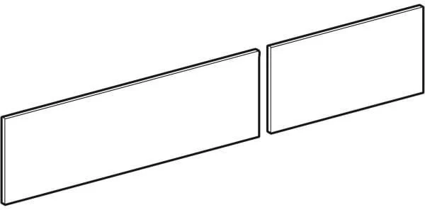 GEBERIT VariForm Set Schubl.-Front für US für WT, mit 2