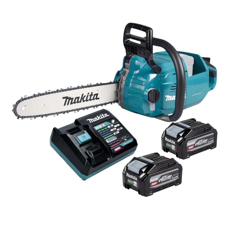 Makita UC 015 GU201 Akku Kettensäge 40 V max. 35 cm Brushless + 2x Akku 4,0 Ah + Ladegerät