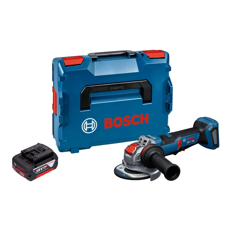 Bosch GWX 18V-11 PS Akku Winkelschleifer 18 V 125 mm + 1x Akku 5,0 Ah + L-Boxx - ohne Ladegerät