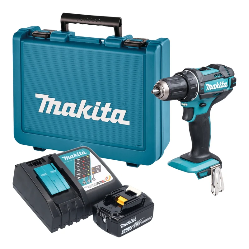 Makita DDF 482 RG1E Akku Bohrschrauber 18 V 62 Nm + 1x Akku 6,0 Ah + Ladegerät + Koffer