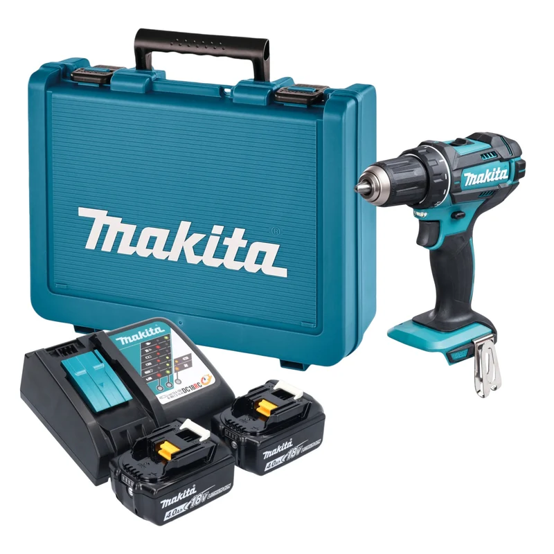 Makita DDF 482 RME Akku Bohrschrauber 18 V 62 Nm + 2x Akku 4,0 Ah + Ladegerät + Koffer