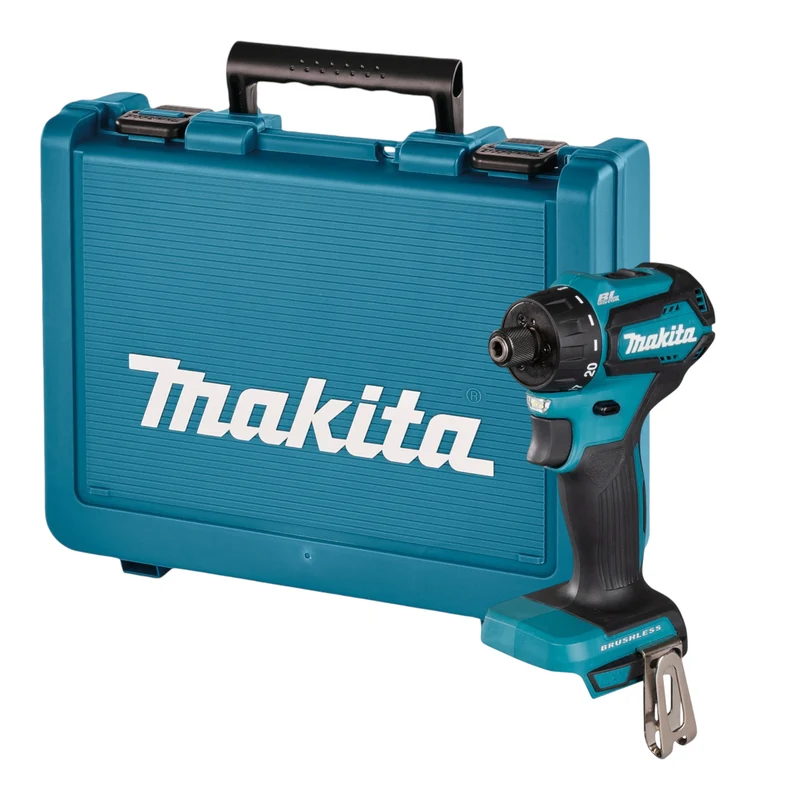 Makita DDF 083 ZE Akku Bohrschrauber 18 V 40 Nm 1/4'' Brushless + Koffer - ohne Akku, ohne Ladegerät