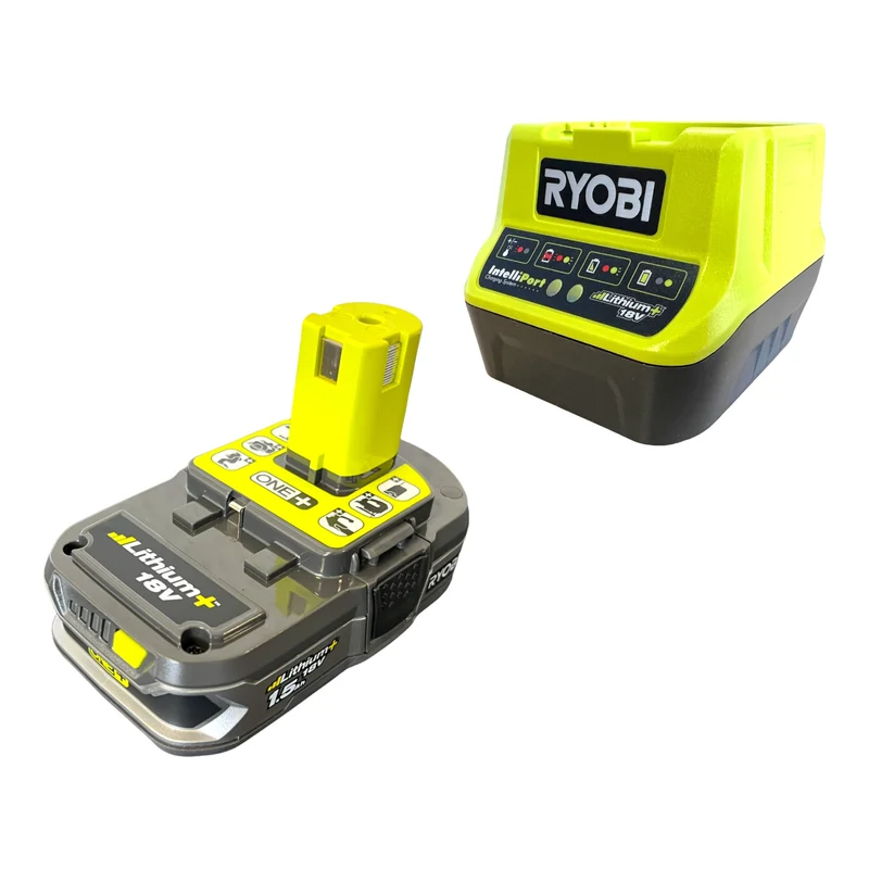 RYOBI RY18BLA-115 Akku Laubgebläse 18 V ONE+ 145 km/h + 1x Akku 1,5 Ah + Ladegerät