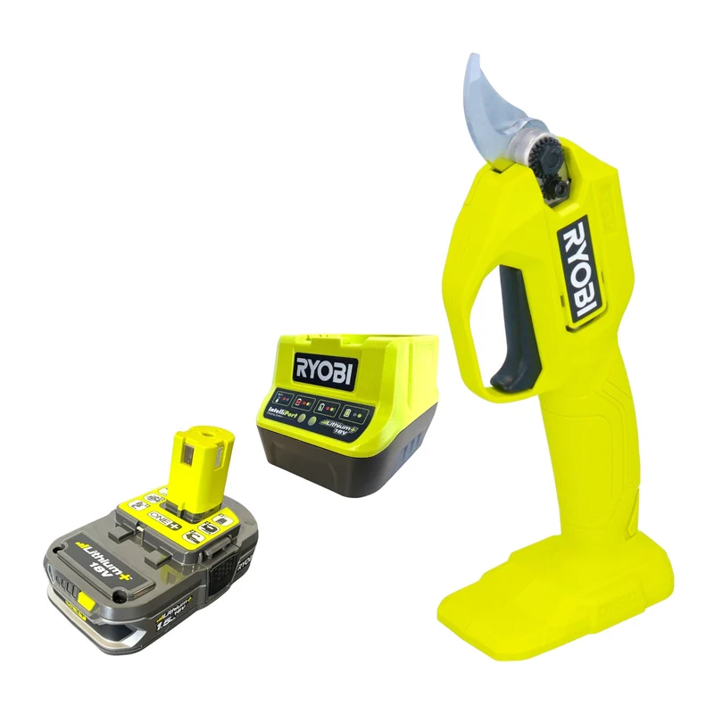 RYOBI RY18SCA-115 Akku Gartenschere 18 V 25 mm + 1x Akku 1,5 Ah + Ladegerät