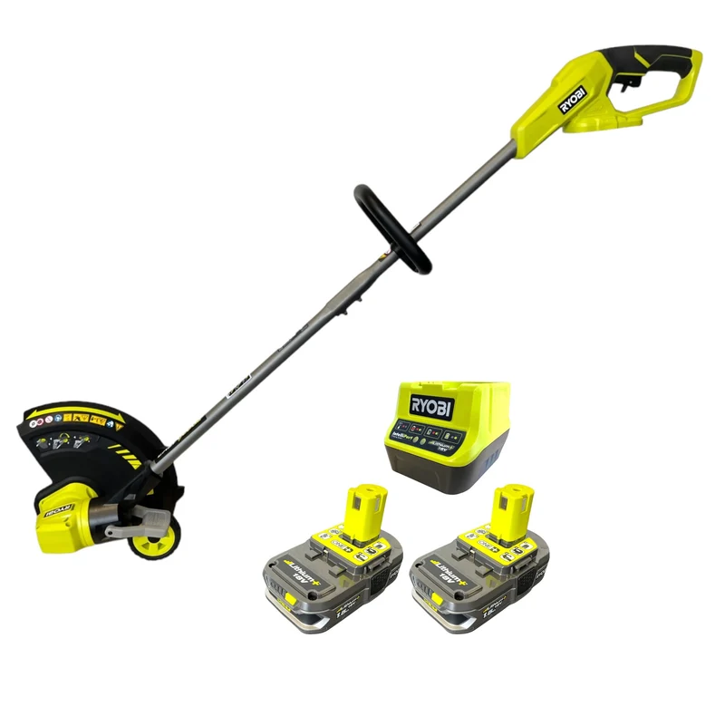RYOBI RY18LT33A-215 Akku Rasentrimmer 18 V 33 cm + 2x Akku 1,5 Ah + Ladegerät
