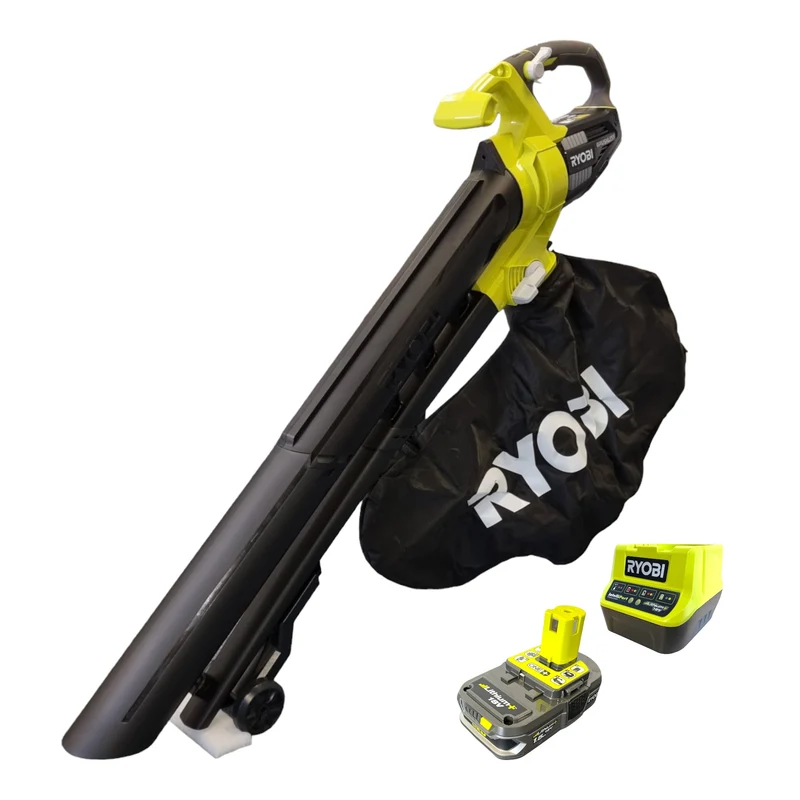 RYOBI OBV18-115 Akku Laubsauger 18 V ONE+ Brushless 7,56 m³/min + 1x Akku 1,5 Ah + Ladegerät