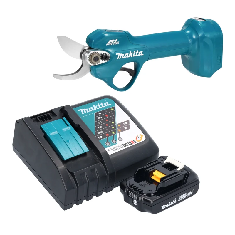 Makita DUP 181 RA1 Akku Astschere 18 V 30 mm Brushless + 1x Akku 2,0 Ah + Ladegerät