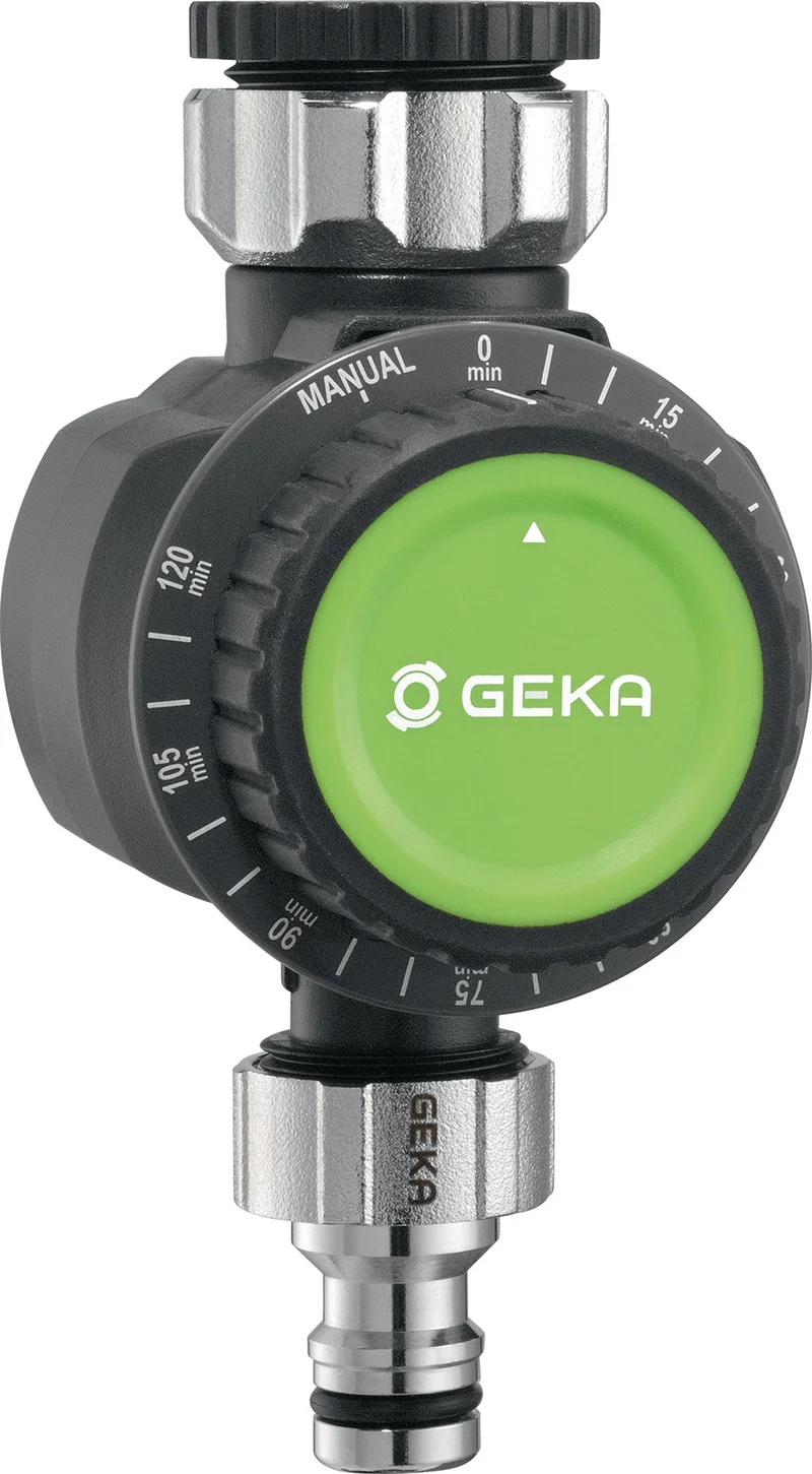 GEKA Bewässerungsuhr mechanisch 1 Station – intuitive Drehrad-Steuerung