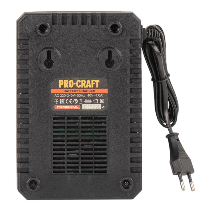Procraft 40/1 Ladegerät 40 V für 40 Volt Li-Ionen Akkus