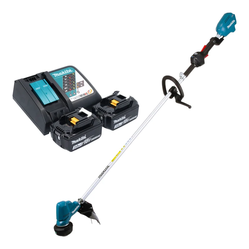 Makita DUR 190 LRF2X3 Akku Rasentrimmer 18 V 300 mm Brushless + 2x Akku 3,0 Ah + Ladegerät