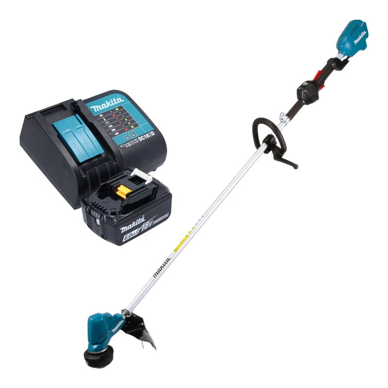 Makita DUR 190 LSGX3 Akku Rasentrimmer 18 V 300 mm Brushless + 1x Akku 6,0 Ah + Ladegerät