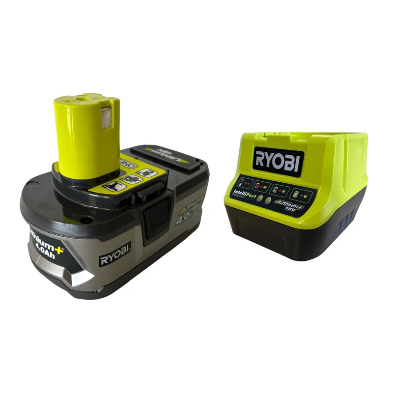 RYOBI RC18120-140 Starter Set 18 V ONE+ 1x RB18L40 Akku 4,0 Ah + RC18120 Ladegerät ( 5133003360 )
