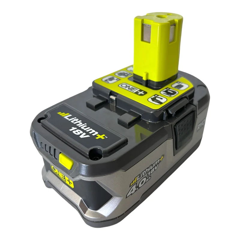 RYOBI RB18L40 Akku 18 V 4,0 Ah / 4000 mAh Li-Ion ONE+ ( 5133001907 ) mit Ladestandanzeige