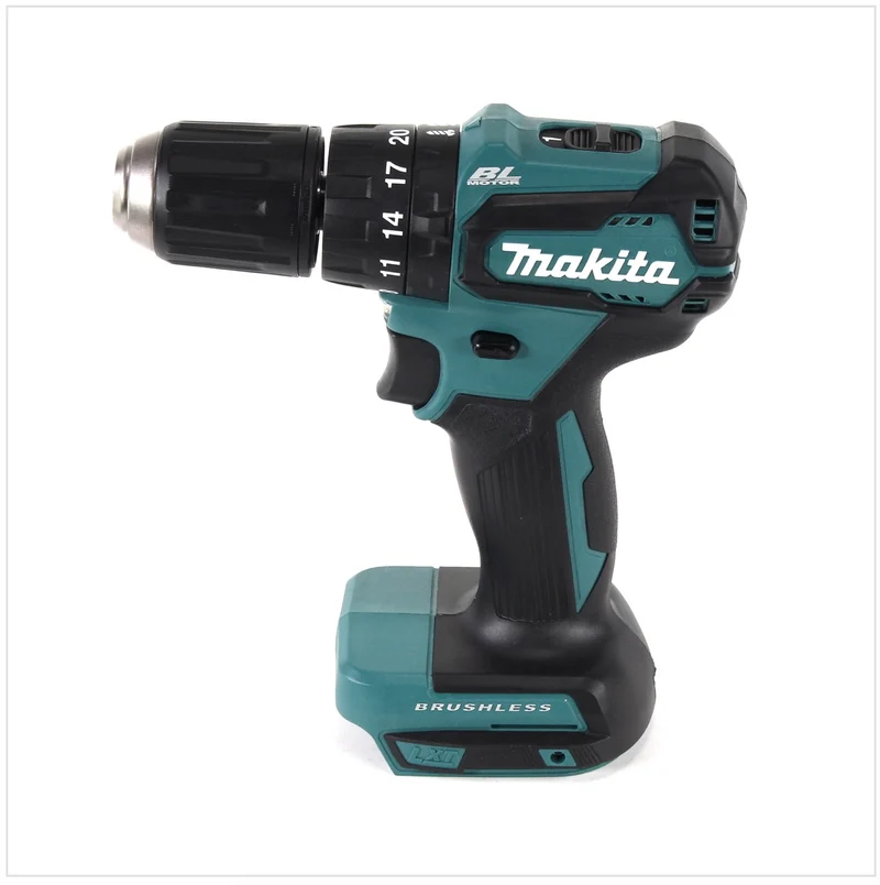 Makita DHP 483 RMJ Akku Schlagbohrschrauber 18V 40Nm im Makpac + 2x 4,0 Ah Akku + Ladegerät