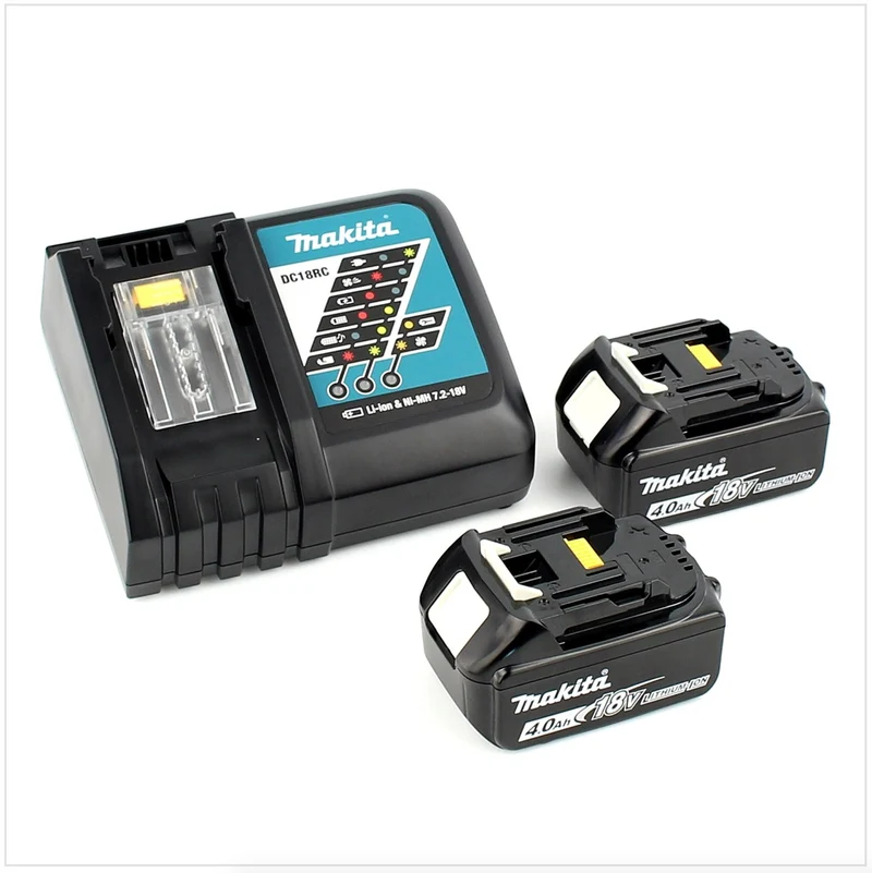 Makita DHP 483 RMJ Akku Schlagbohrschrauber 18V 40Nm im Makpac + 2x 4,0 Ah Akku + Ladegerät