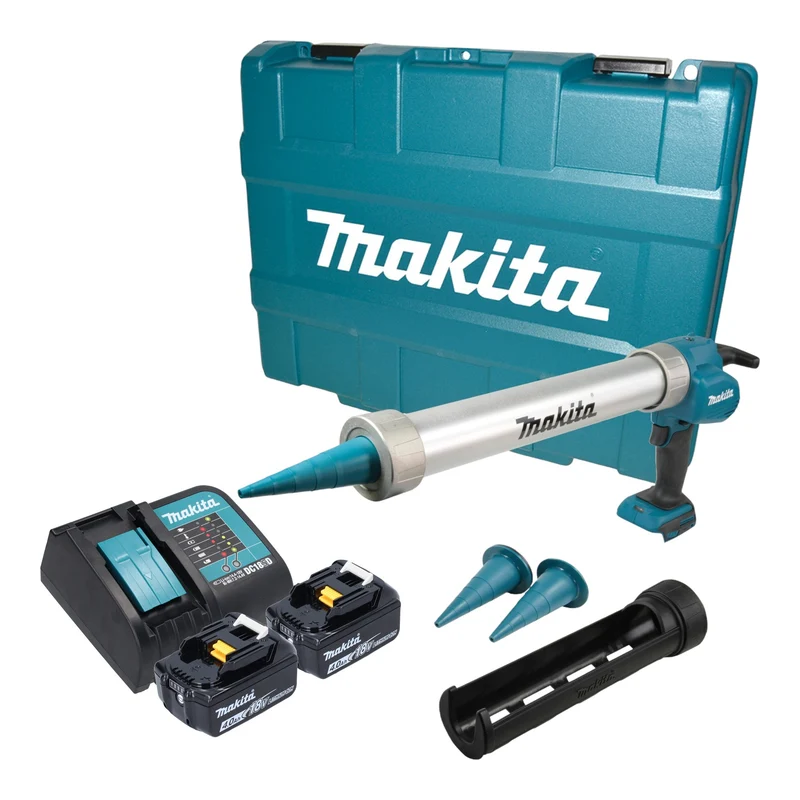 Makita DCG 180 SMXK Akku Kartuschenpistole 18 V 300 / 600 ml + 2x Akku 4,0 Ah + Ladegerät + Koffer