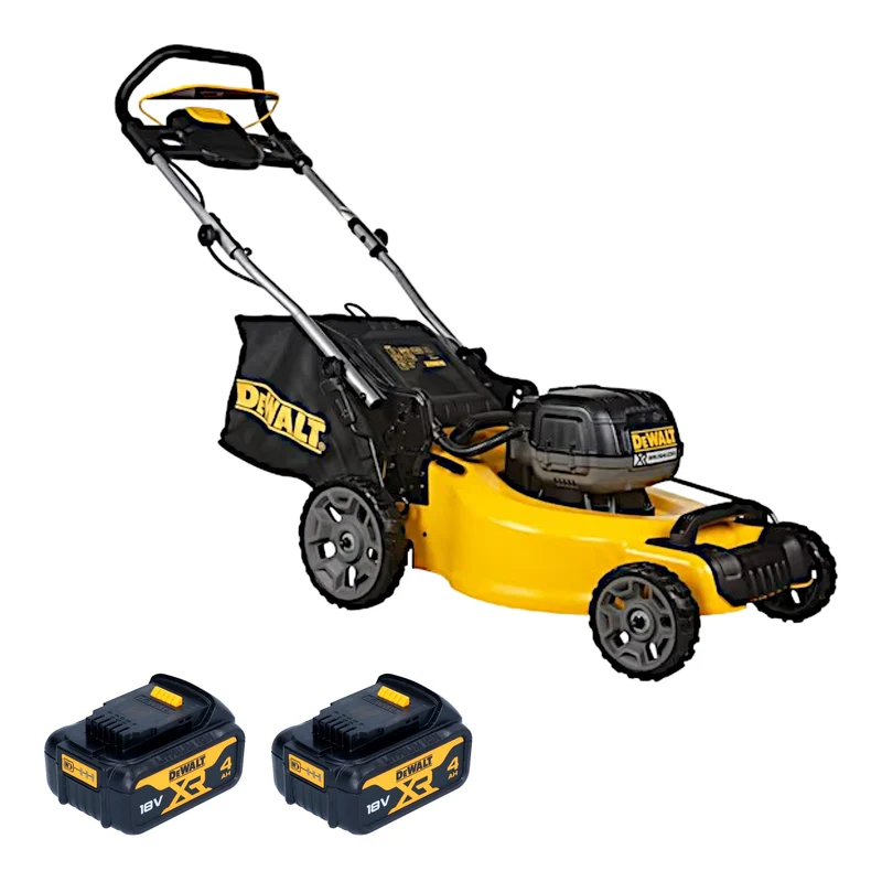 DeWalt DCMW 564 N Akku Rasenmäher 36 V ( 2x 18 V ) 48 cm Brushless + 2x Akku 4,0 Ah - ohne Ladegerät