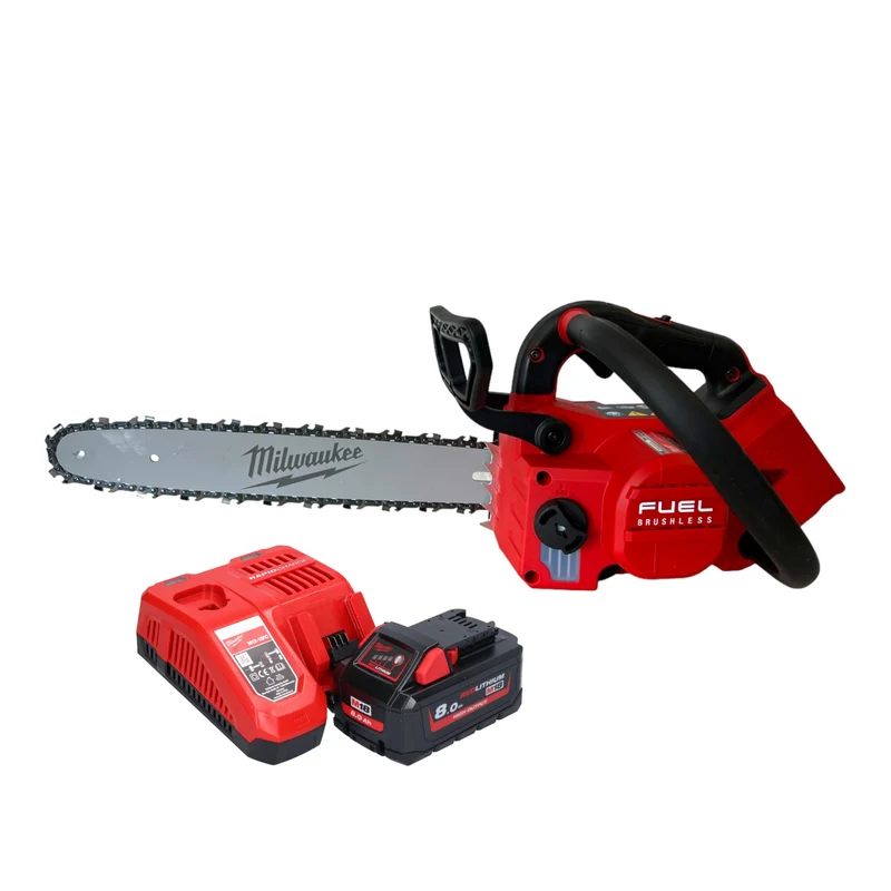Milwaukee M18 FTHCHS35-801 Akku-Einhand-Kettensäge 35 cm + 1x Akku 8,0 Ah + Ladegerät