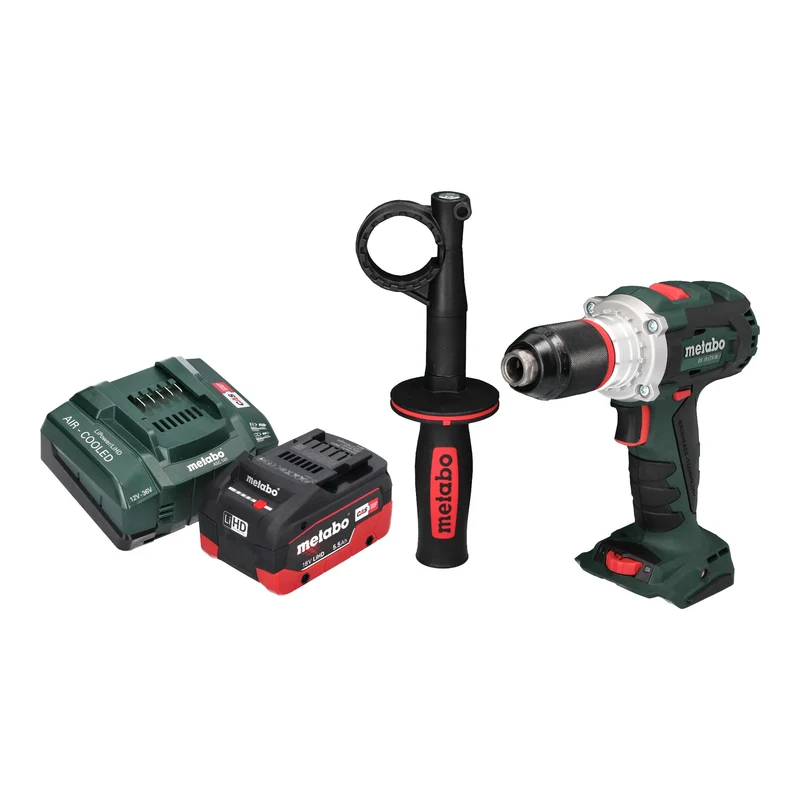 Metabo BS 18 LTX BL I Akku Bohrschrauber 18 V 130 Nm Brushless + 1x LiHD Akku 5,5 Ah + Ladegerät
