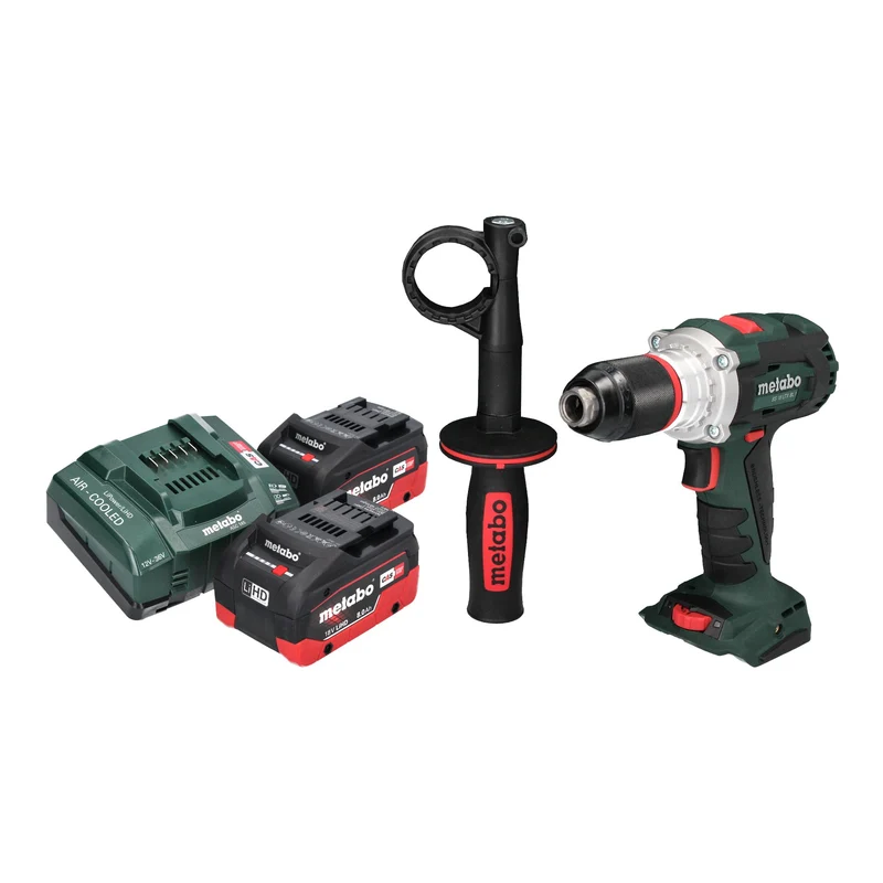 Metabo BS 18 LTX BL I Akku Bohrschrauber 18 V 130 Nm Brushless + 2x LiHD Akku 8,0 Ah + Ladegerät