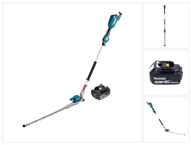 Makita DUN 500 WF Akku Heckenschneider 18 V 50 cm Brushless + 1x Akku 3,0 Ah - ohne Ladegerät