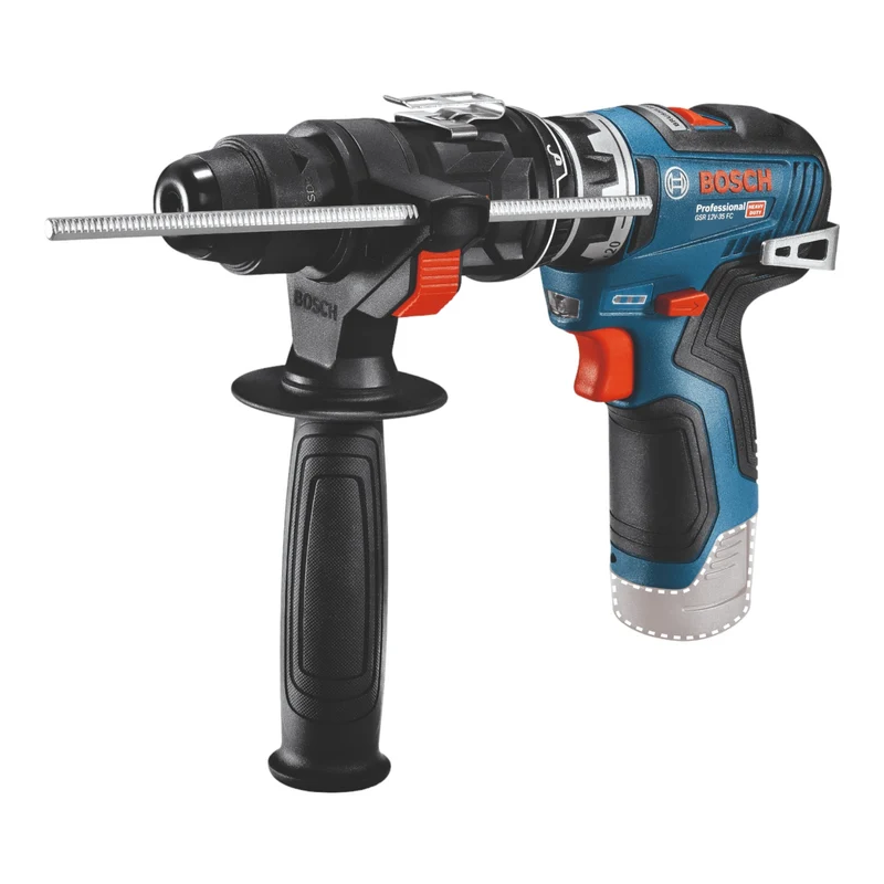 Bosch GSR 12V-35 FC Akku Bohrschrauber 12 V 35 Nm Brushless ( 06019H3009 ) + 2x Akku 3,0 Ah + Ladegerät + 2x Aufsatz + L-Boxx