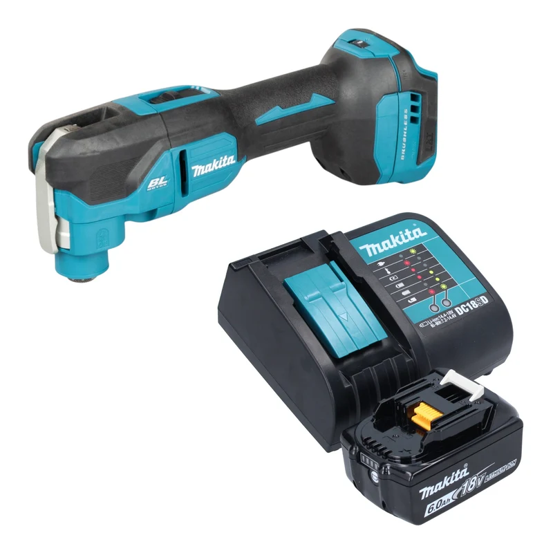 Makita DTM 53 SG1 Akku Multifunktionswerkzeug 18 V OIS / Starlock Brushless + 1x Akku 6,0 Ah + Ladegerät