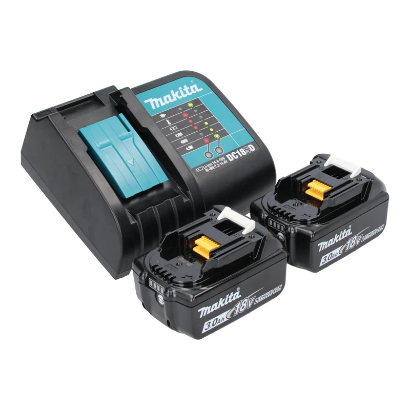 Makita DTM 53 SF Akku Multifunktionswerkzeug 18 V OIS / Starlock Brushless + 2x Akku 3,0 Ah + Ladegerät