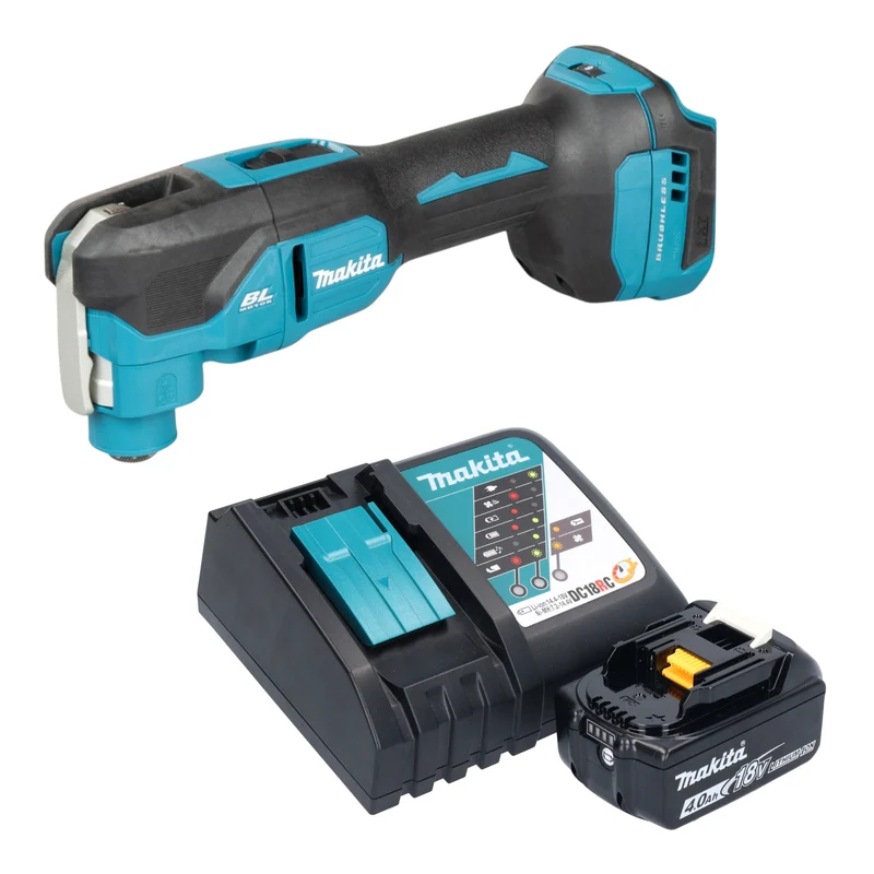 Makita DTM 53 RM1 Akku Multifunktionswerkzeug 18 V OIS / Starlock Brushless + 1x Akku 4,0 Ah + Ladegerät