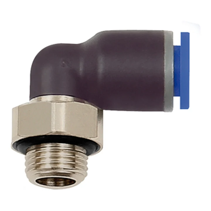RIEGLER L-Steckverschraubung Blaue Serie Außengewinde G 1/2 ″ SW 24 mm 10 Stück ( 4588880204 )