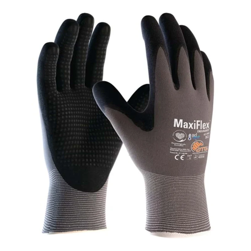 ATG Handschuhe MaxiFlex Endurance with AD-APT 42-844 Größe 9 grau/schwarz 12 Paar ( 4702000207 )