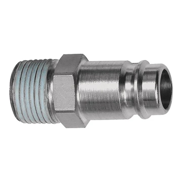 RIEGLER Stecknippel Stahl gehärtet/vern. Stecker DN 10 10 Stück ( 4588880950 )