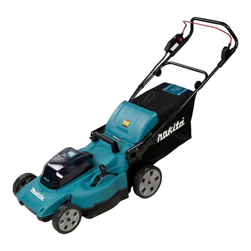 Makita DLM 480 CT2 Akku Rasenmäher 36 V ( 2x 18 V ) 48 cm 62 l + 2x Akku 5,0 Ah + Ladegerät
