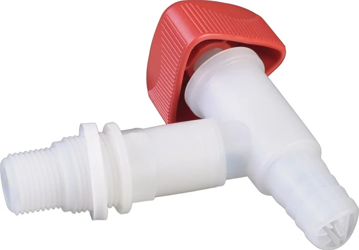 HÜNERSDORFF Auslaufhahn HDPE/LDPE R 1/2+R 3/4 ″ ( 9000450241 )