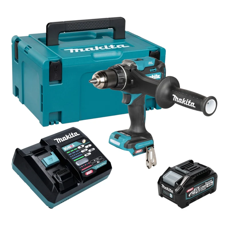 Makita DF 003 GM101 Akku Bohrschrauber 40 V max. 180 Nm Brushless + 1x Akku 4,0 Ah + Ladegerät + Makpac