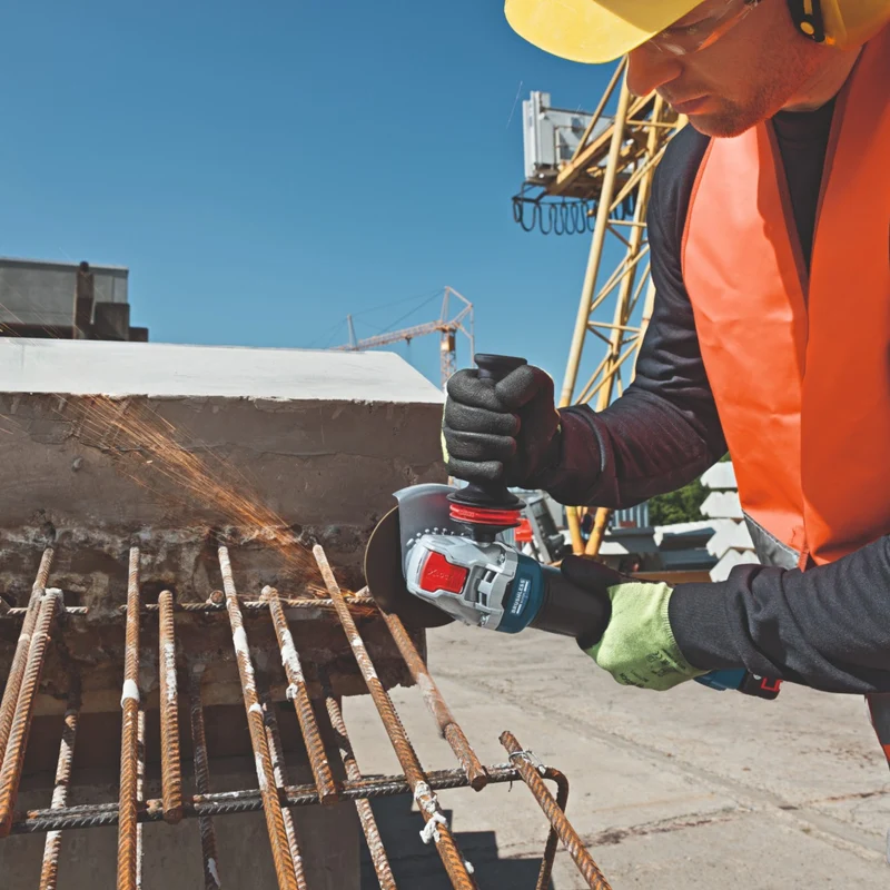 Bosch GWS 18V-10 P Professional Akku Winkelschleifer 18 V 125 mm Brushless + 2x ProCORE Akku 5,5 Ah + Ladegerät