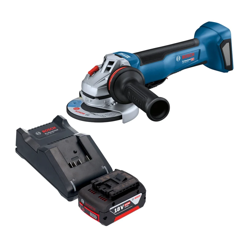 Bosch GWS 18V-10 P Professional Akku Winkelschleifer 18 V 125 mm Brushless + 1x Akku 5,0 Ah + Ladegerät