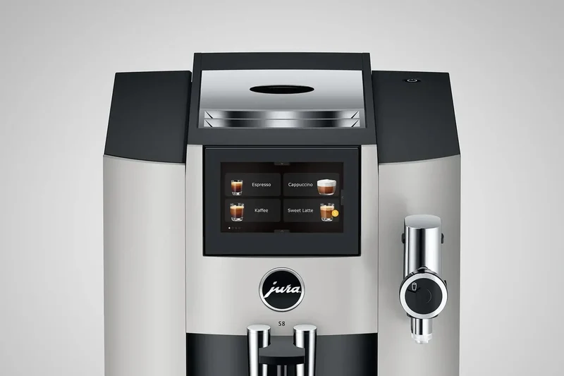 JURA S8 (EB) Kaffeevollautomat – One-Touch, 15 Spezialitäten, TFT-Display