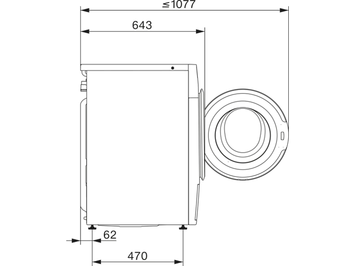 Miele WWG880 WCS Waschmaschine 9 kg – TwinDos®, PowerWash, SteamCare | A -20%, 1400 U/min