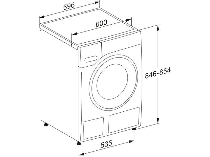 Miele WWG880 WCS Waschmaschine 9 kg – TwinDos®, PowerWash, SteamCare | A -20%, 1400 U/min