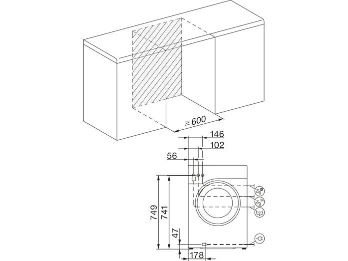 Miele WWG880 WCS Waschmaschine 9 kg – TwinDos®, PowerWash, SteamCare | A -20%, 1400 U/min