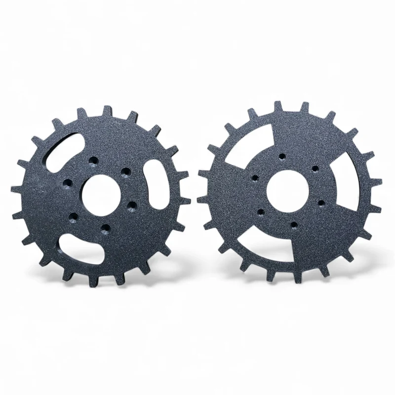 Spikes für Mammotion Luba 1, 2,3 & Mini AWD – Robuste PETG Zusatzräder für mehr Grip – Mähroboter Zubehör inkl. Montagematerial – Schwarz