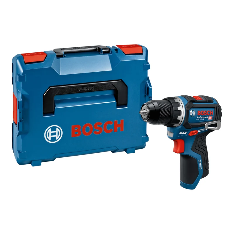 Bosch GSR 12V-32 Professional Akku Bohrschrauber 12 V 32 Nm Brushless ( 06019N7001 ) + L-Boxx - ohne Akku, ohne Ladegerät