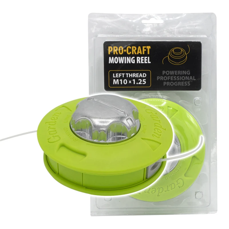 Procraft MR-6 Fadenkopf Garden Green mit Aluminium Basis 2,4 mm x 2,5 m M10 x 1,25