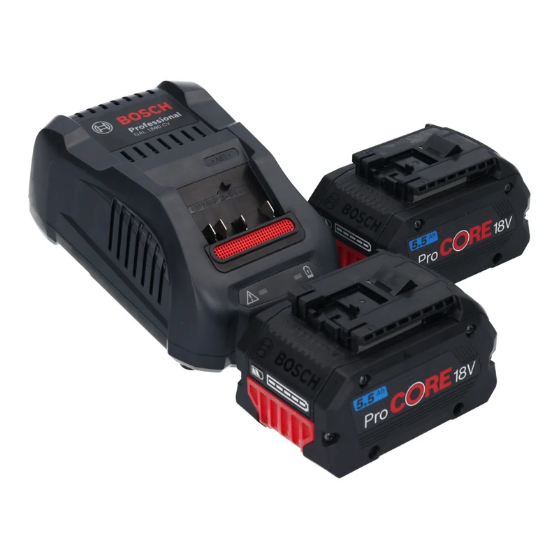 Bosch GSB 18V-52 Professional Akku Schlagbohrschrauber 18 V 70 Nm Brushless + 2x ProCORE Akku 5,5 Ah + Ladegerät + L-Boxx