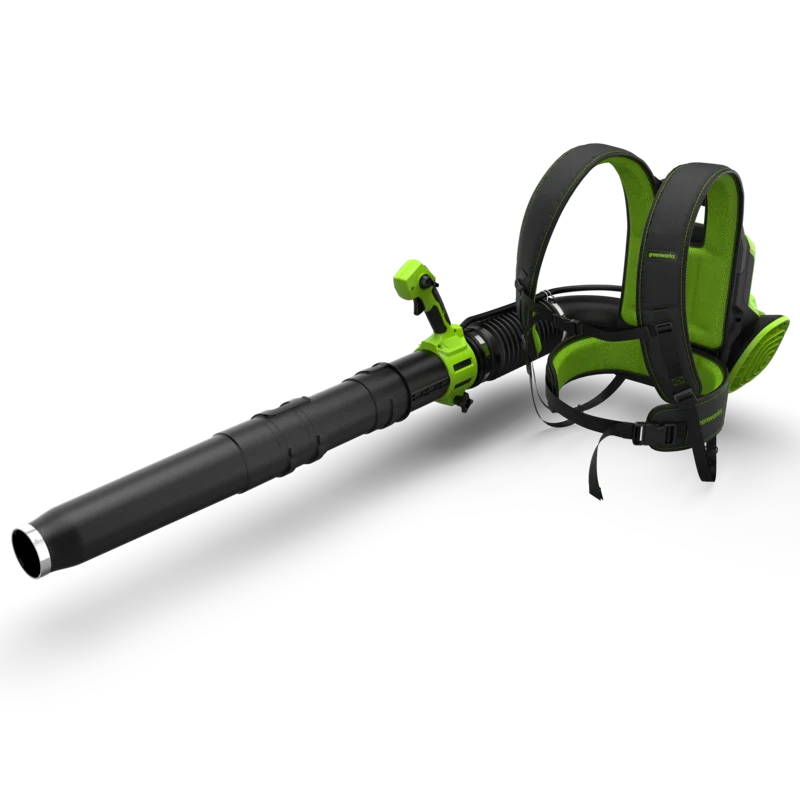 POWERALL 48V (24V x 2) Rucksack-Laubbläser 297 km/h - 2x 8Ah Akkus