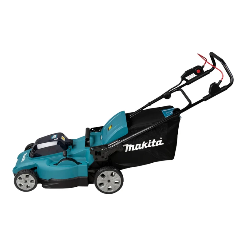 Makita DLM 480 Z Akku Rasenmäher 36 V ( 2x 18 V ) 48 cm 62 l + 2x Akku 9,0 Ah + Ladegerät