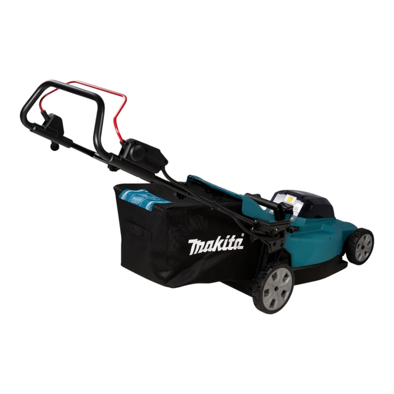 Makita DLM 480 Z Akku Rasenmäher 36 V ( 2x 18 V ) 48 cm 62 l + 2x Akku 9,0 Ah + Ladegerät